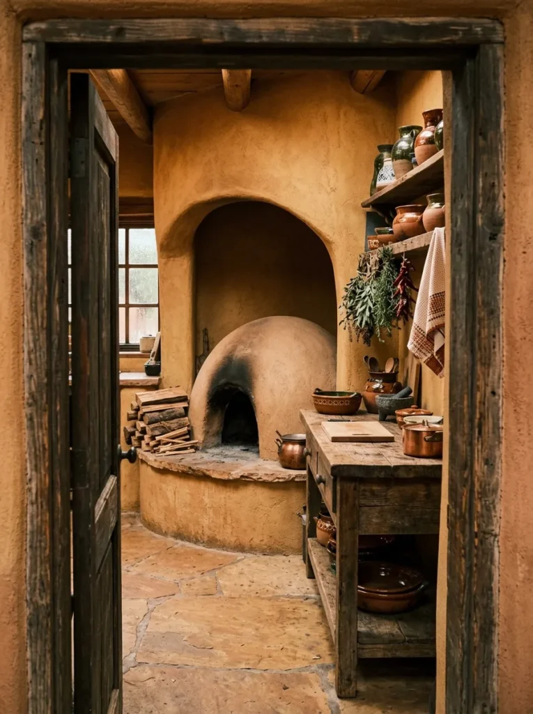 Adobe Oven Corner