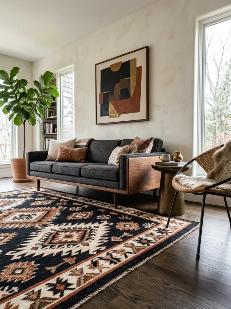 Aztec Geometric Rug