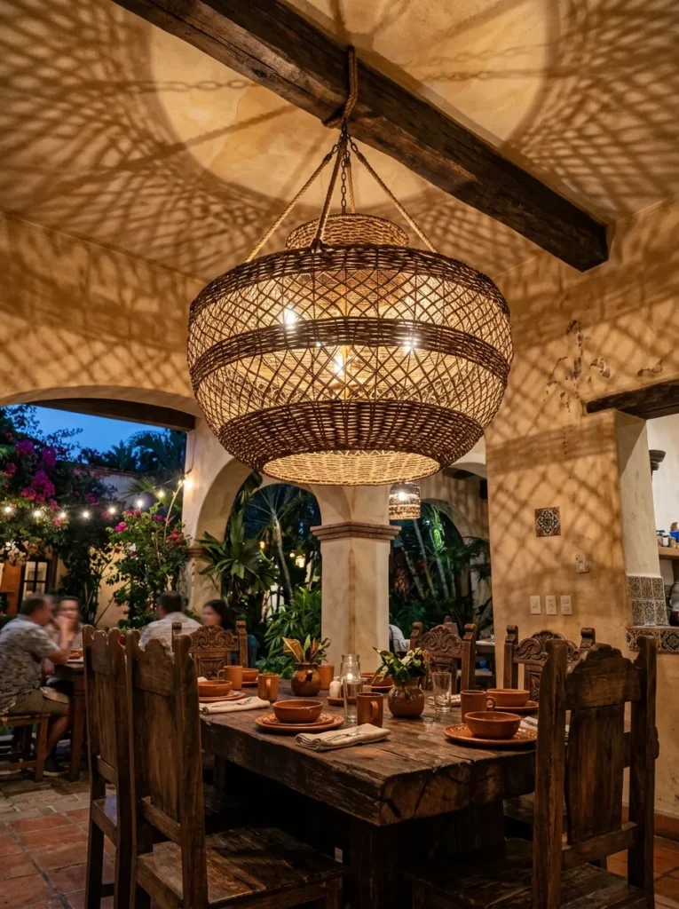 Basket Style Chandelier