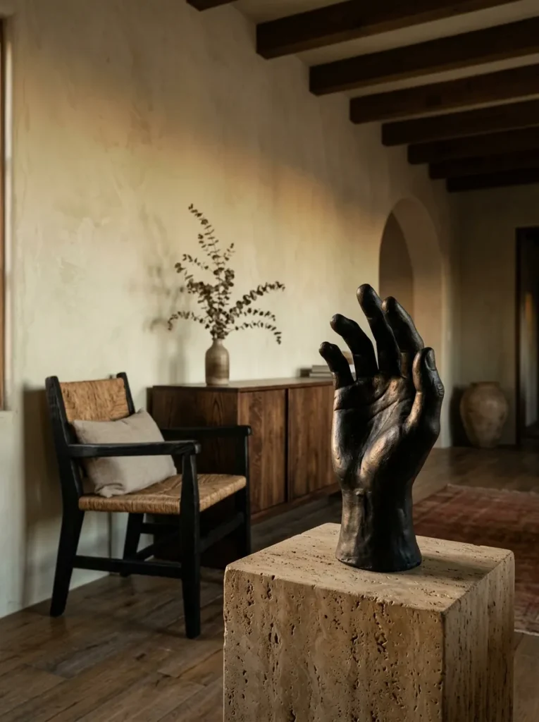 Black Clay Sculpture
