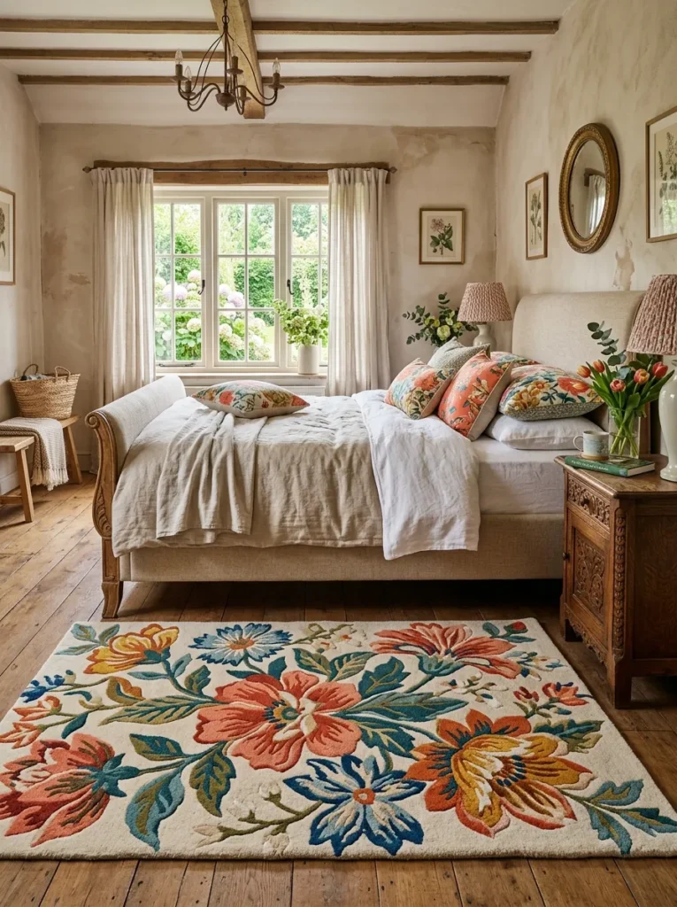 Bold Floral Rug