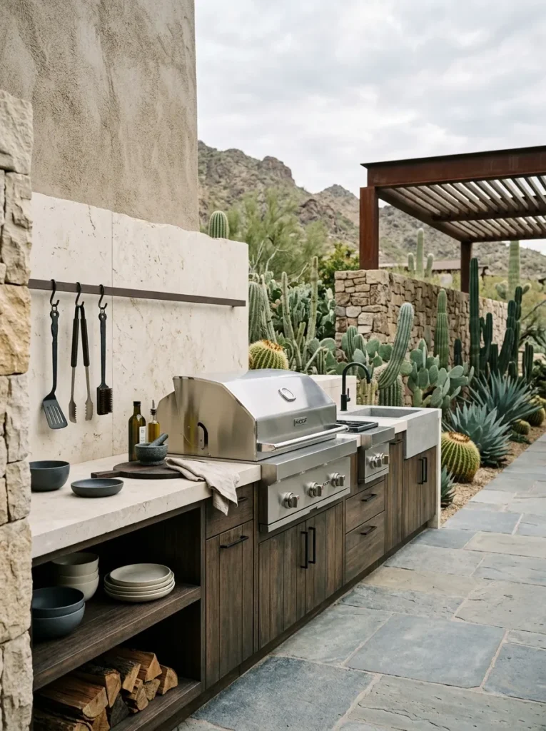 Built-In Grill Station