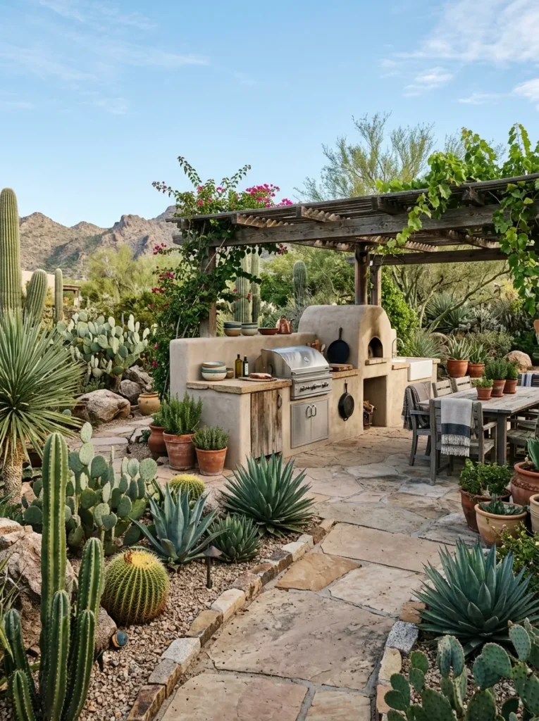 Cactus Garden Border