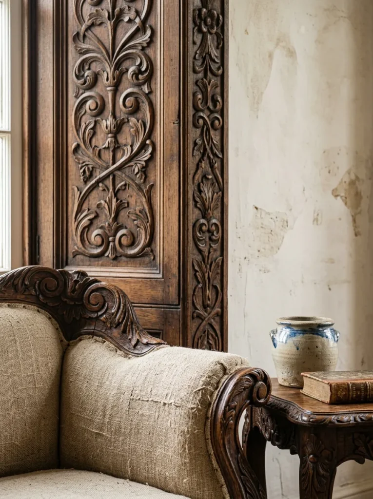 Carved Wood Details