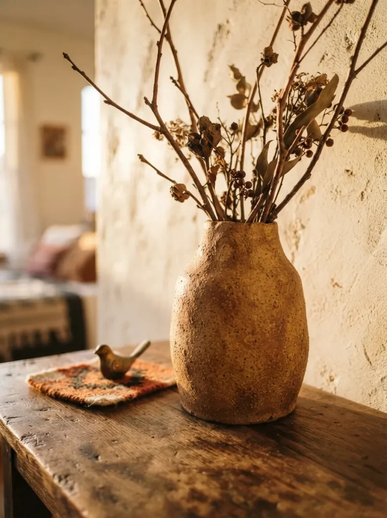 Clay Vase Accent