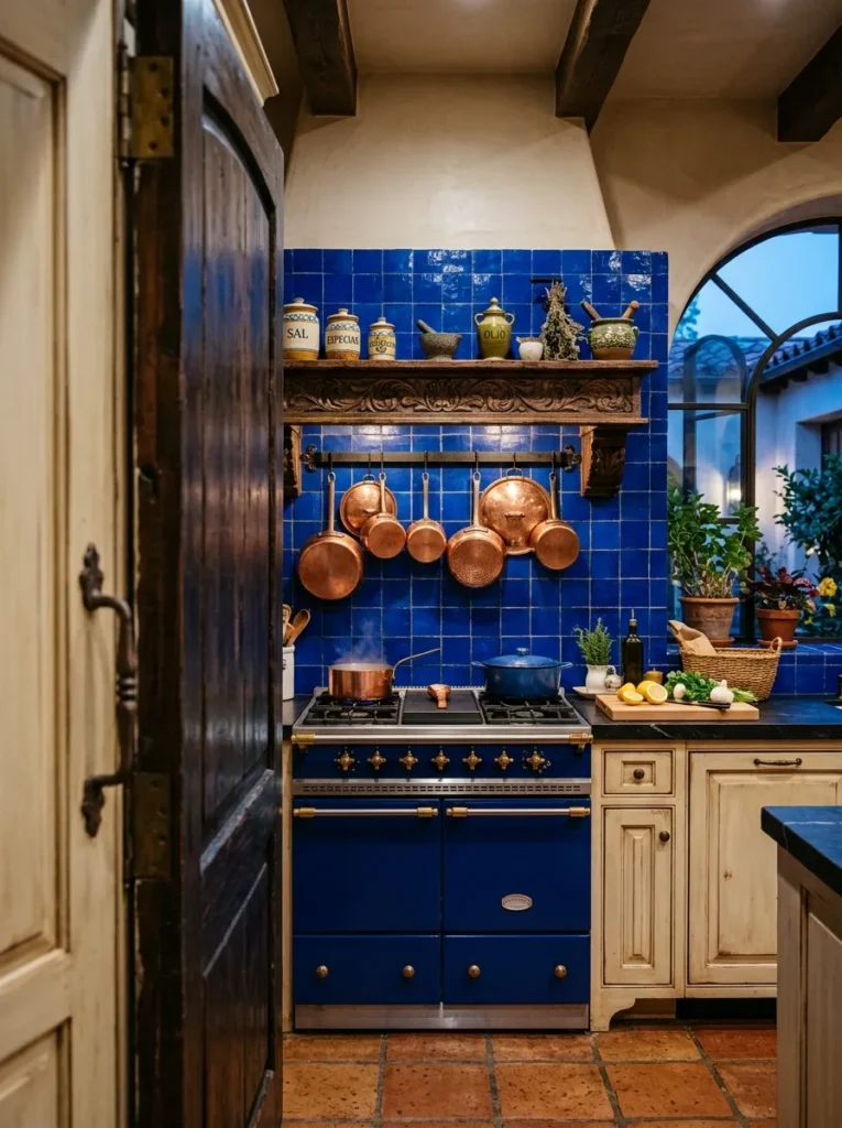  Cobalt Blue Backsplash