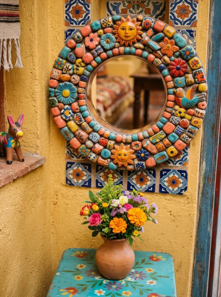 Colorful Ceramic Mirror