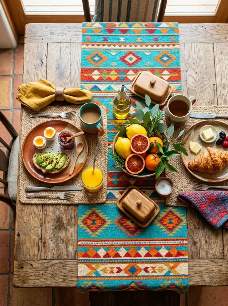  Colorful Table Runner