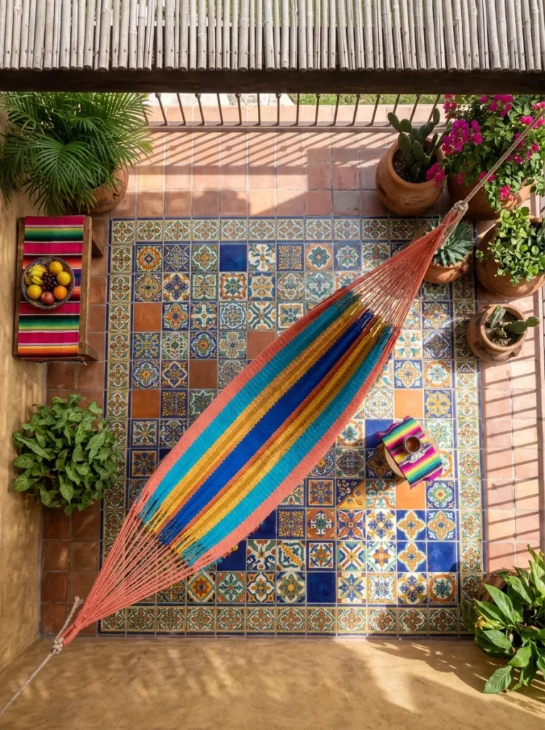 Colorful Woven Hammock