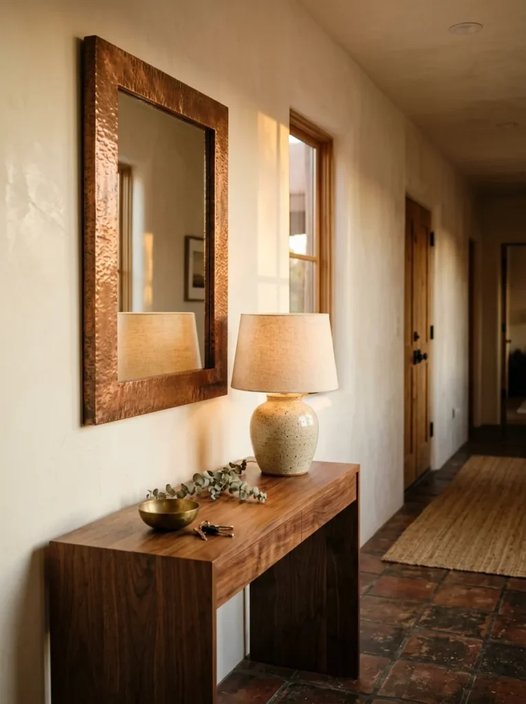 Copper Frame Mirror
