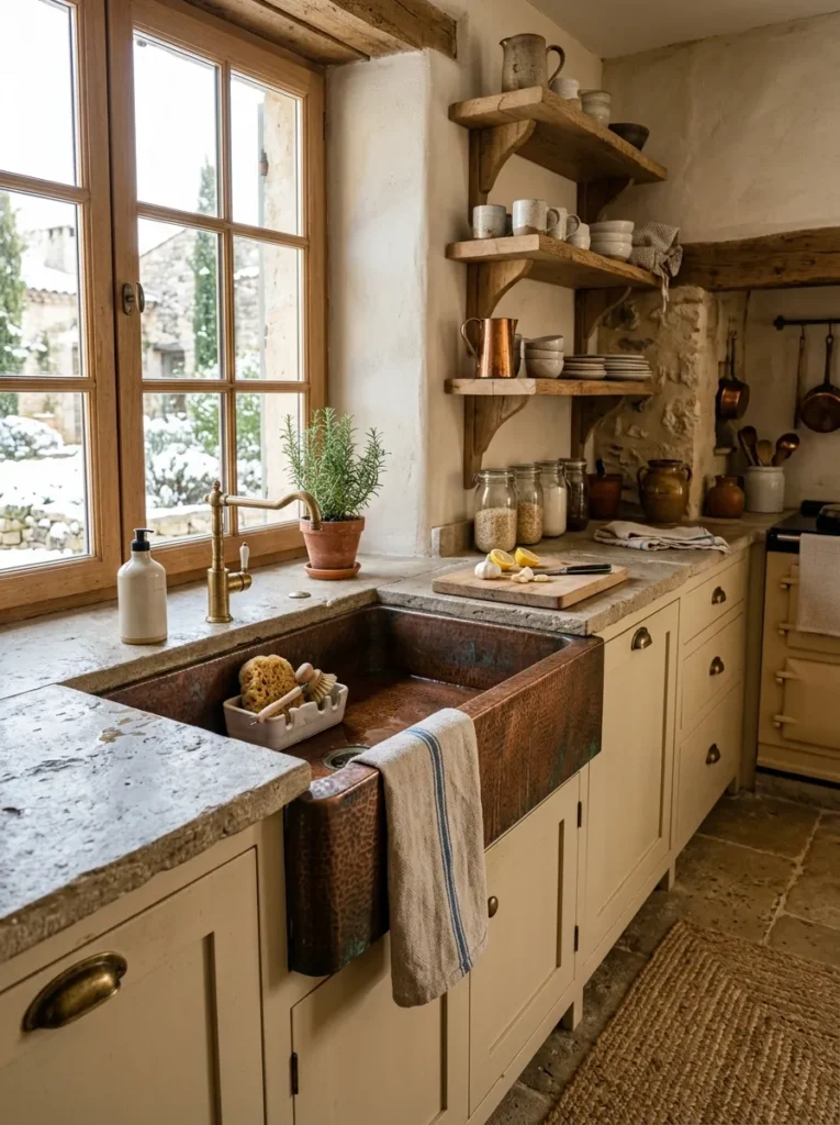 Copper Kitchen Sink