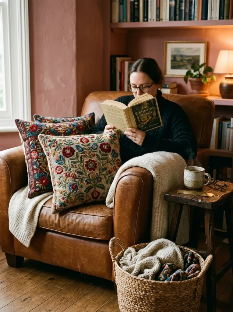 Embroidered Throw Pillows