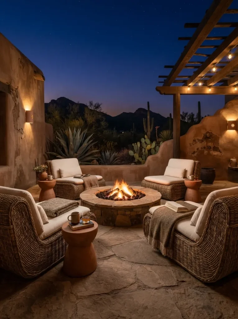Fire Pit Gathering
