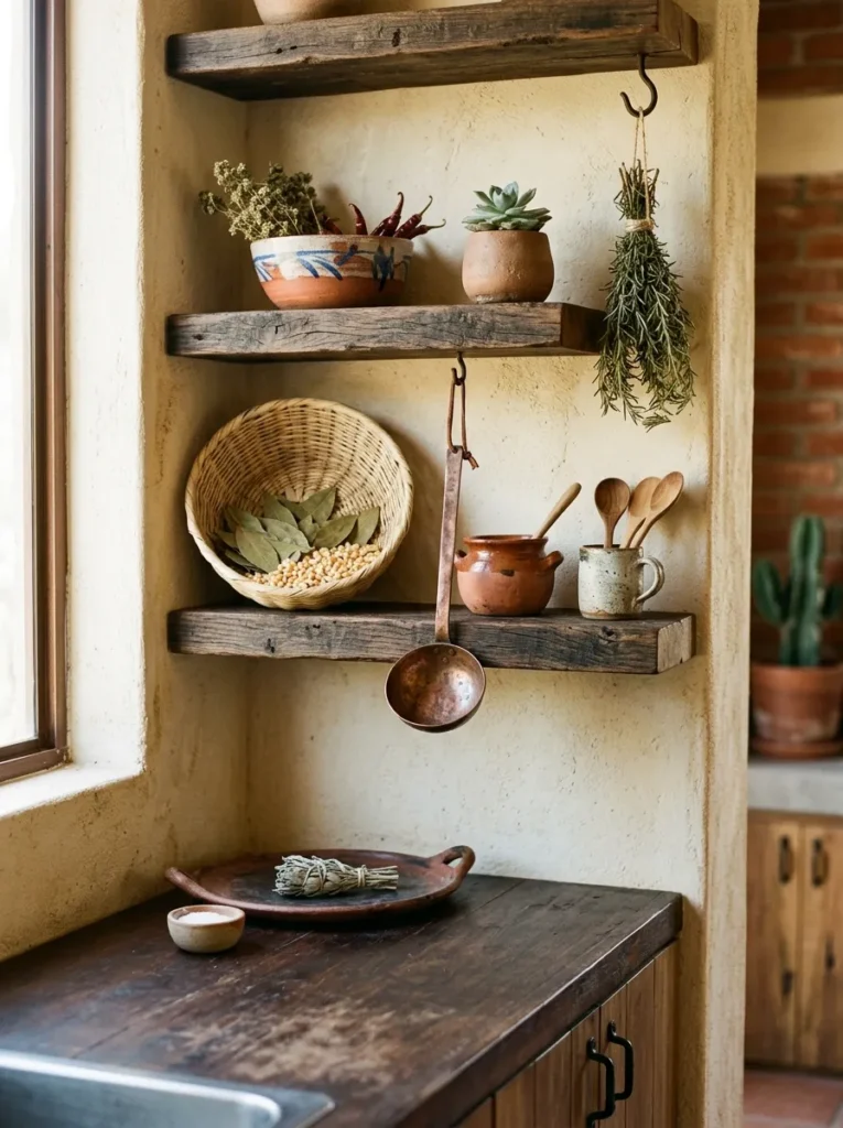 Floating Wooden Shelves