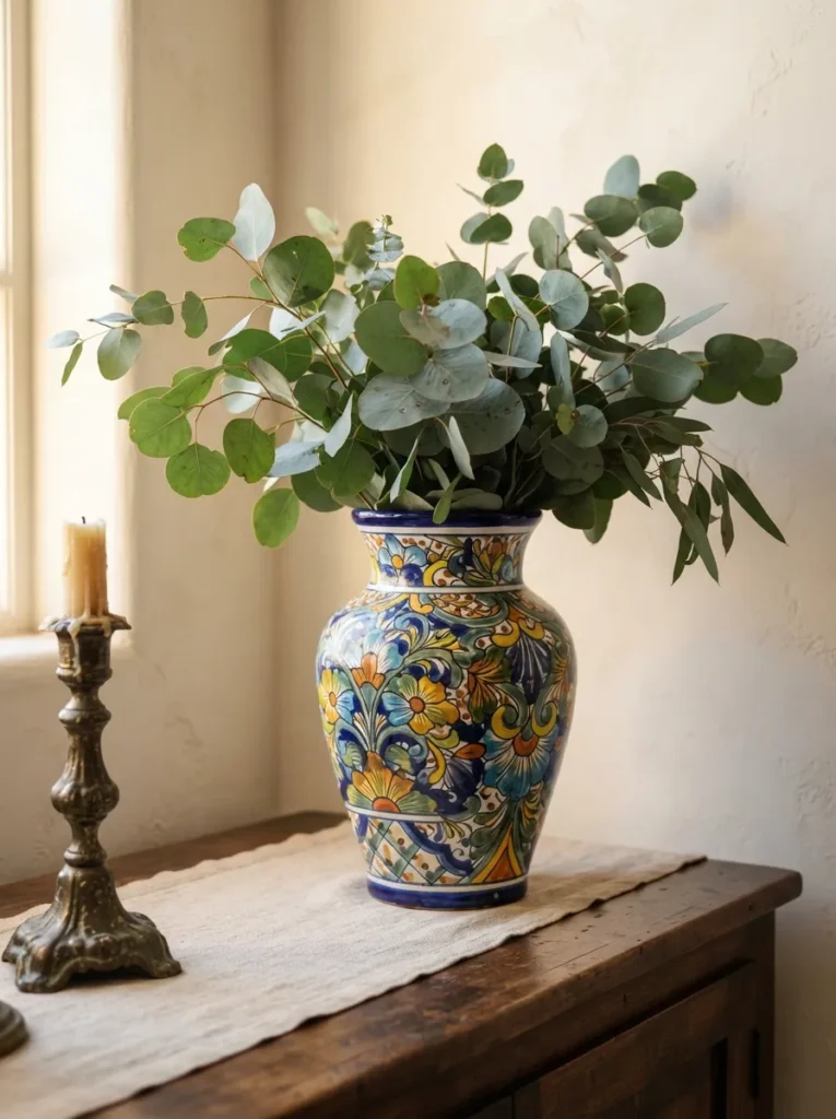 Floral Ceramic Vase