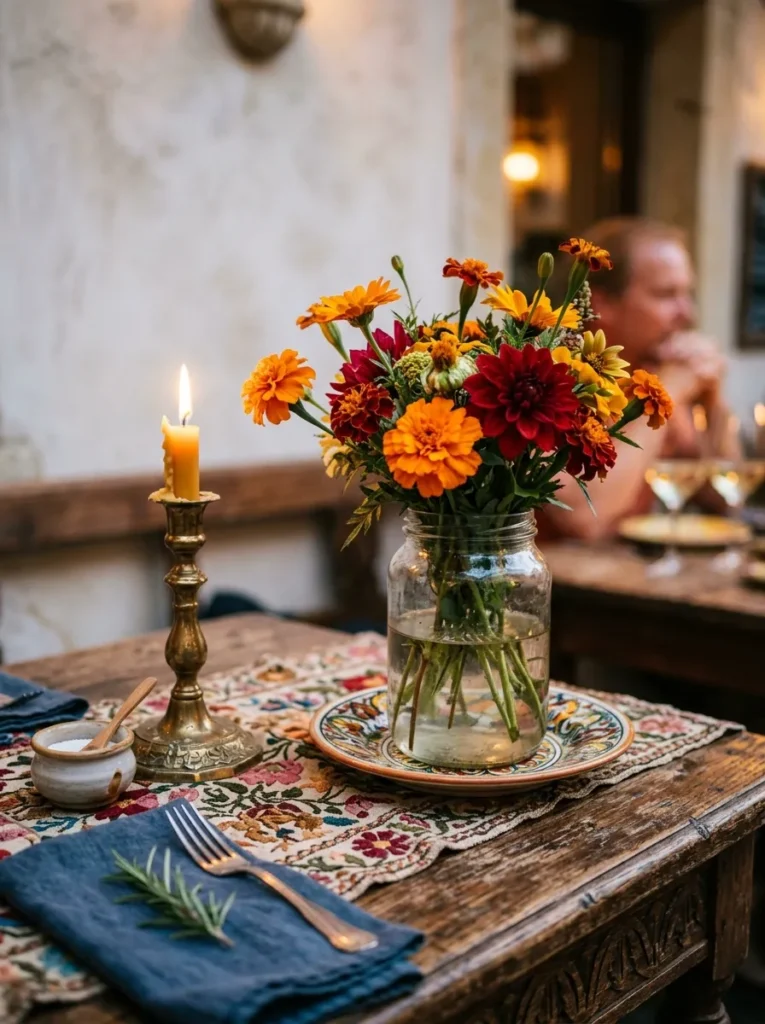 Floral Jar Vase