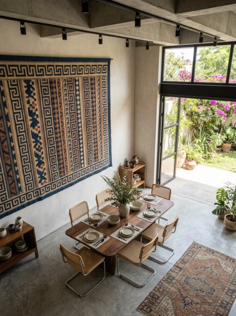Greca Pattern Tapestry