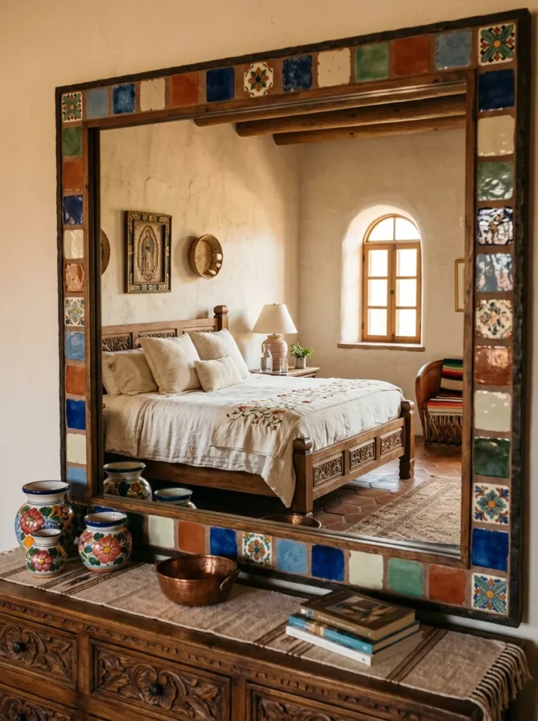 Handcrafted Ceramic Mirror