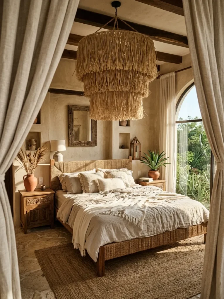 Henequen Fiber Chandelier