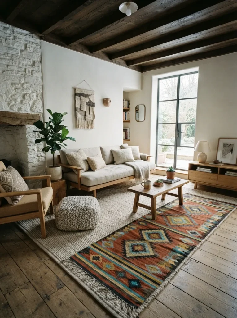 Layered Area Rug