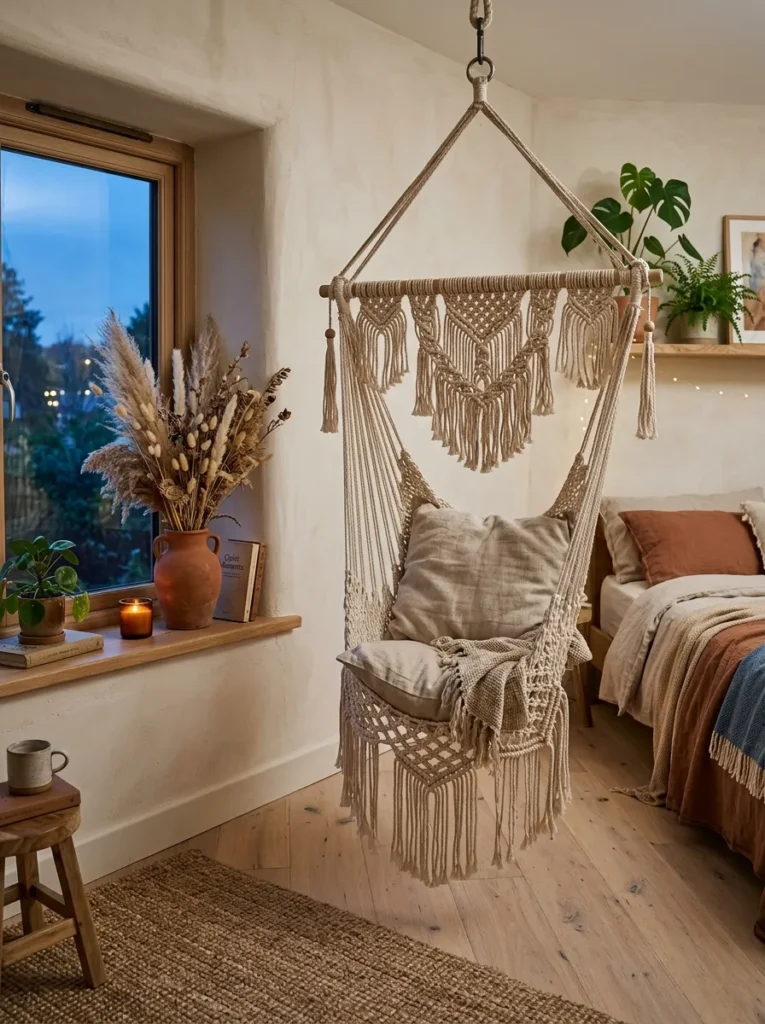 Macrame Hammock Swing