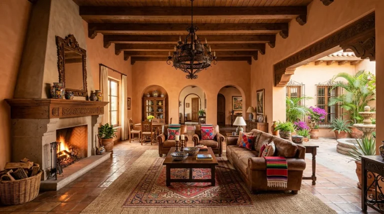 Mexican Hacienda Living Room