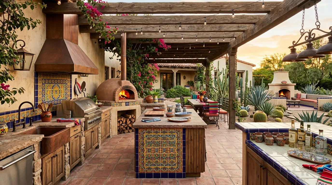 Mexican Outdoor Kitchen