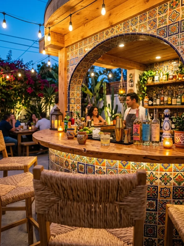 Mexican Tile Bar