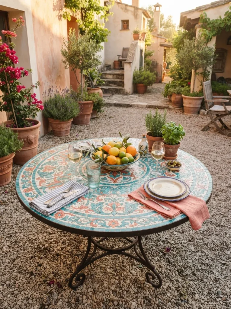 Mosaic Tile Tabletop