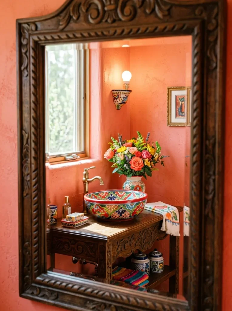 Multicolor Floral Sink