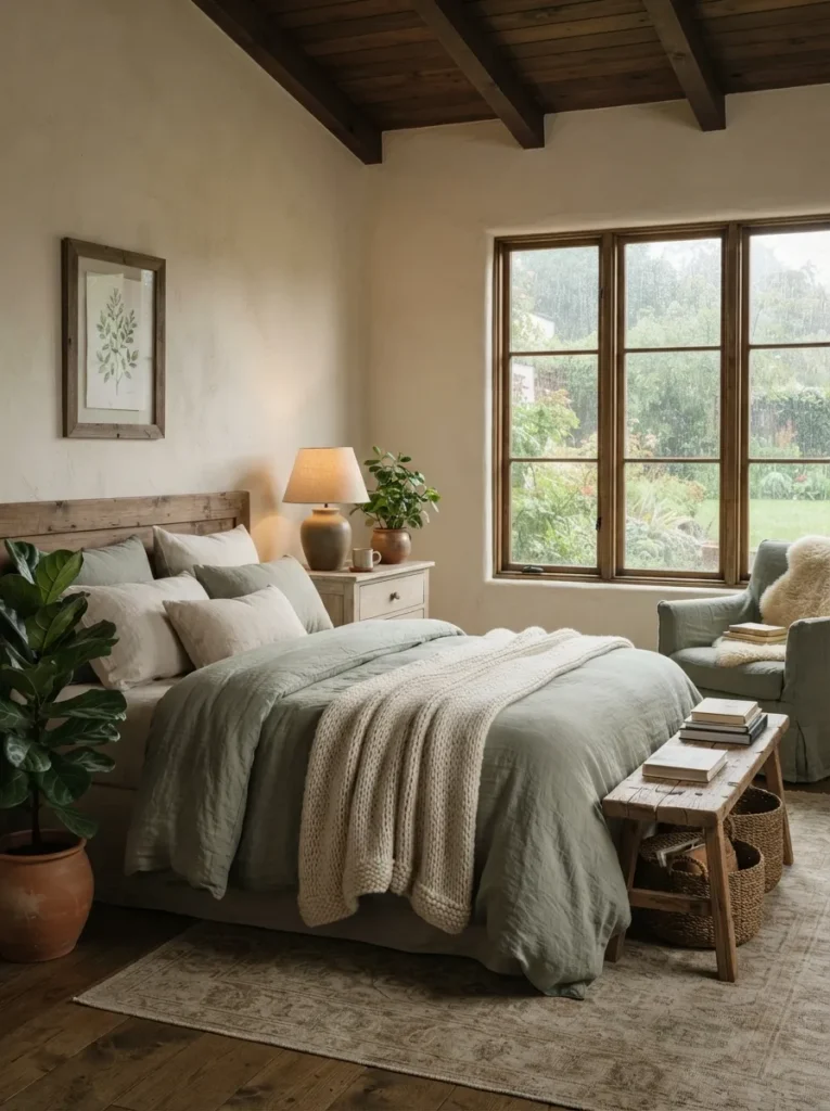 Muted Green Accents