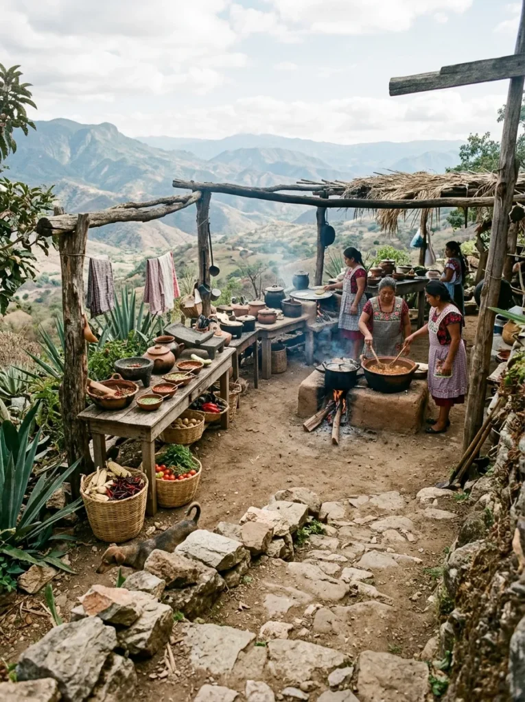 Open Air Cooking Area