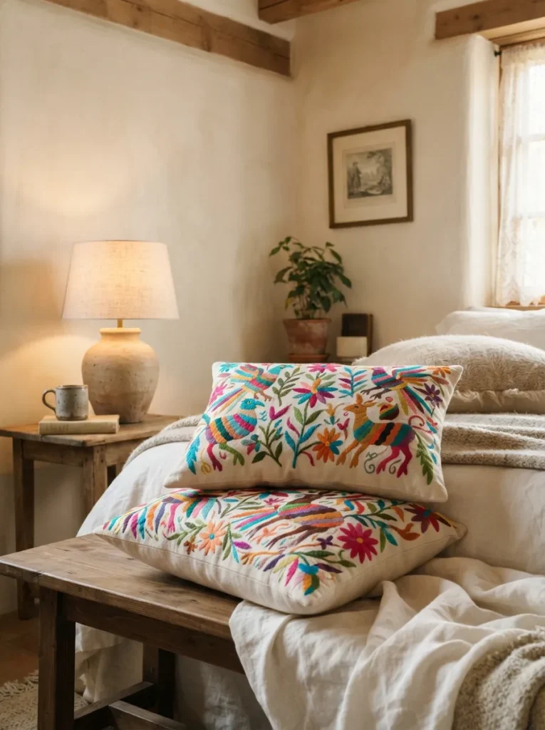 Otomi Embroidered Pillows