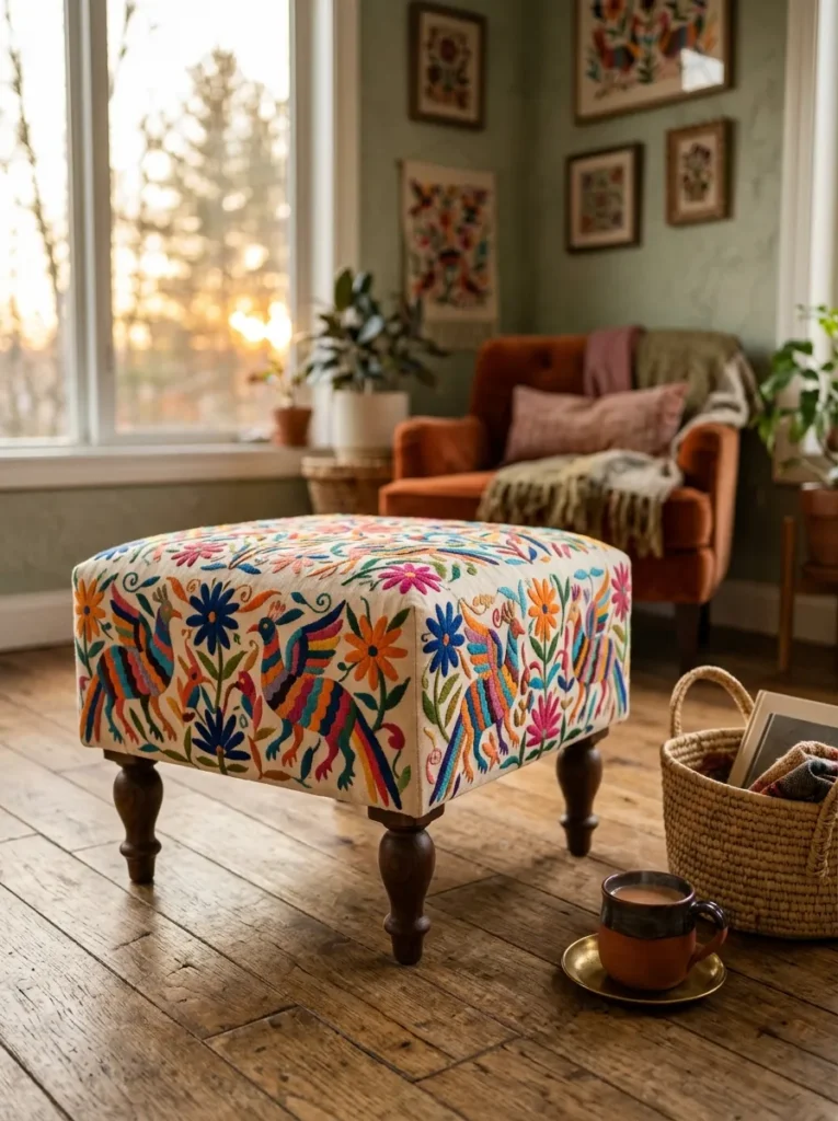 Otomi Ottoman Cover