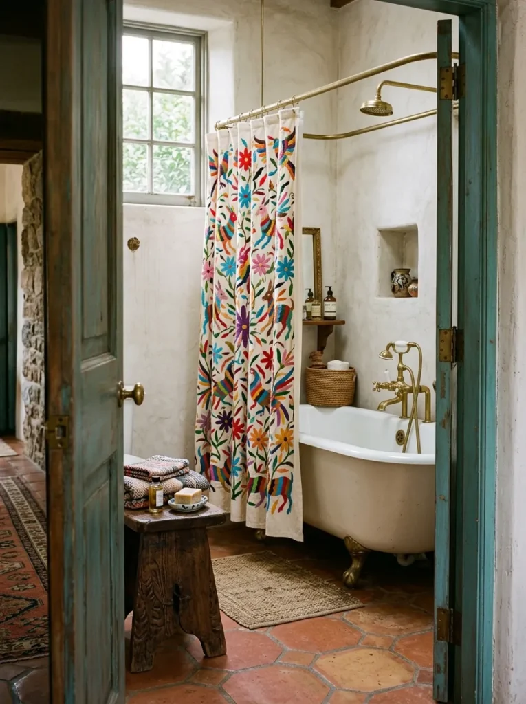  Otomi Shower Curtain