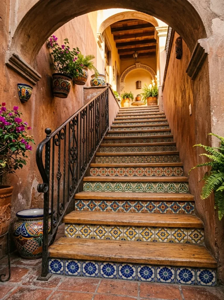 Patterned Stair Riser