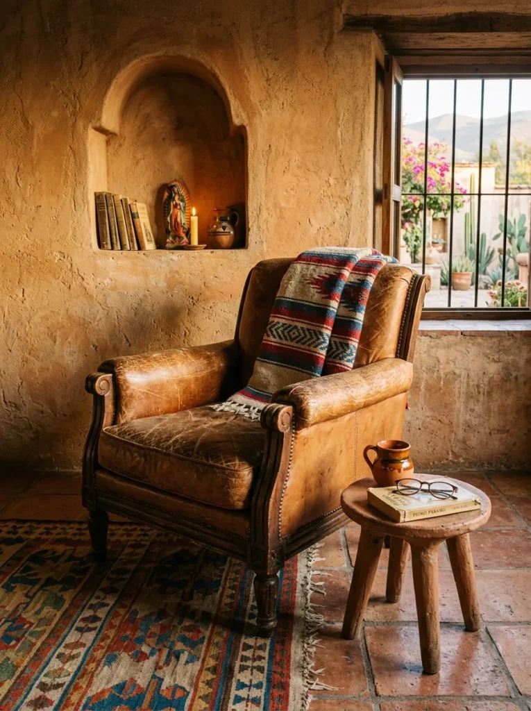 Pigskin Leather Armchair