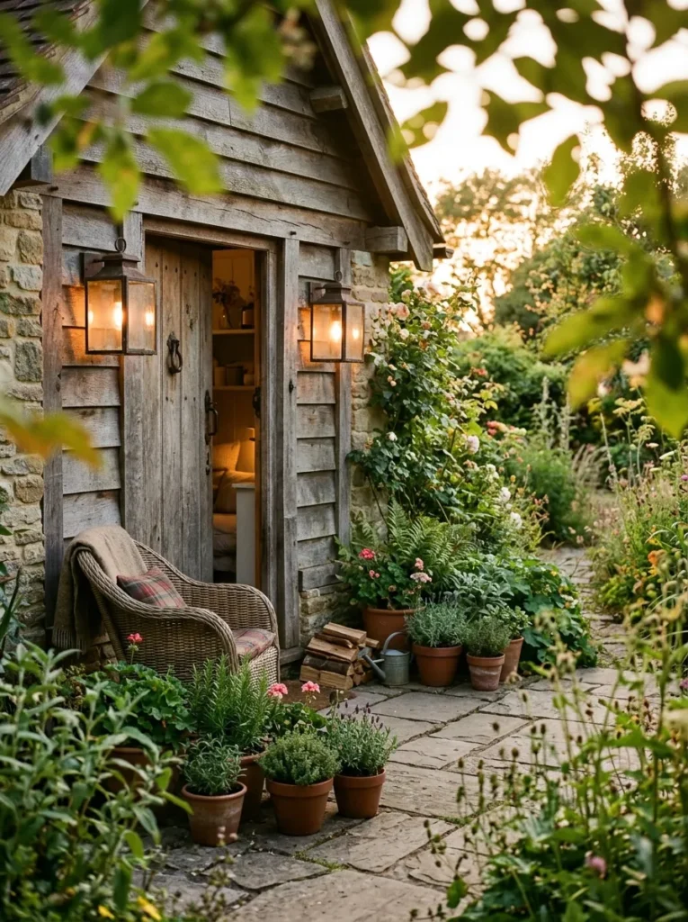 Rustic Glass Lanterns