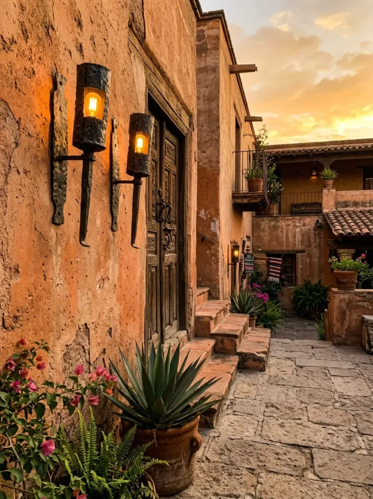 Rustic Iron Sconces
