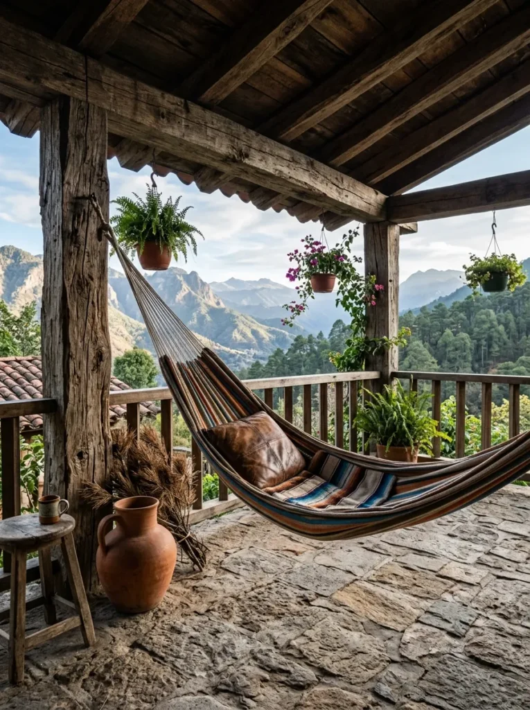 Rustic Wood Hammock