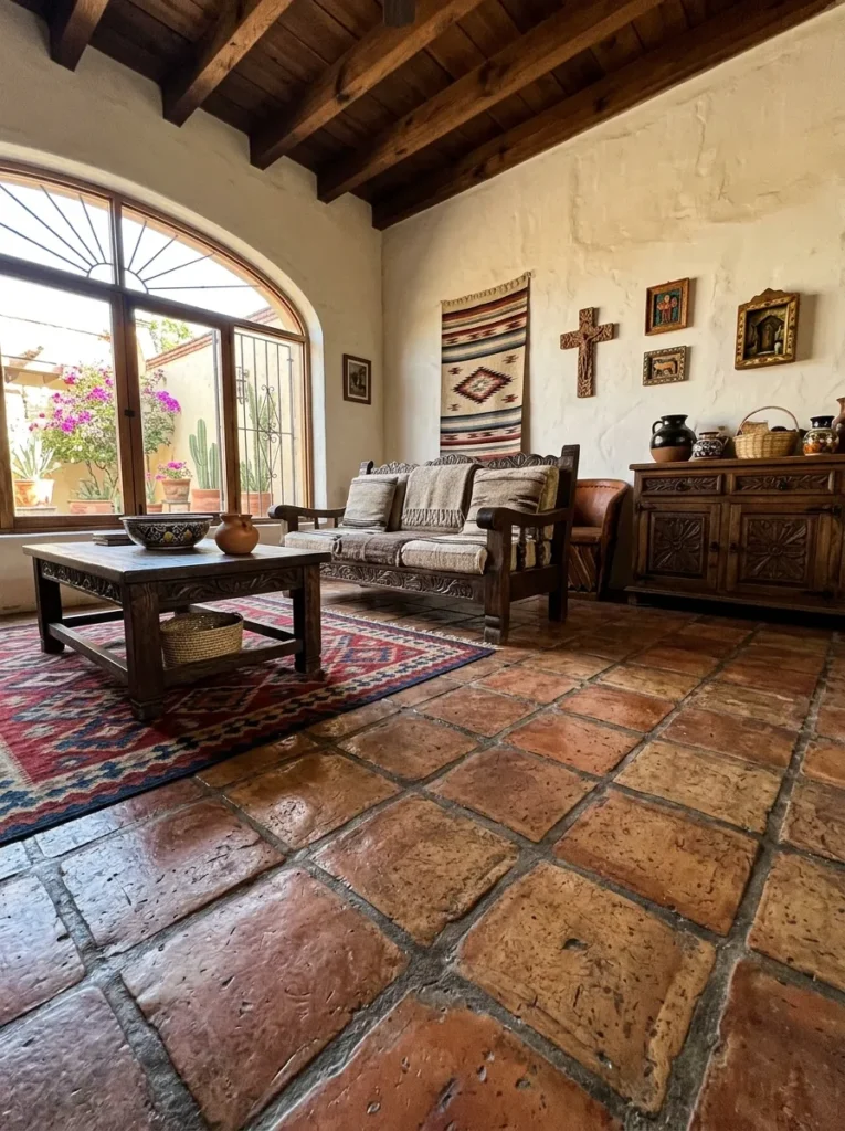 Saltillo Terracotta Floor