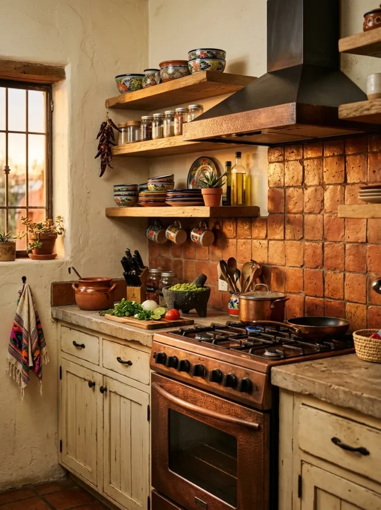 Saltillo Tile Backsplash
