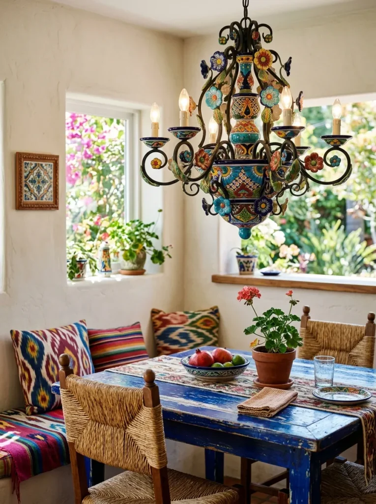  Talavera Accent Chandelier