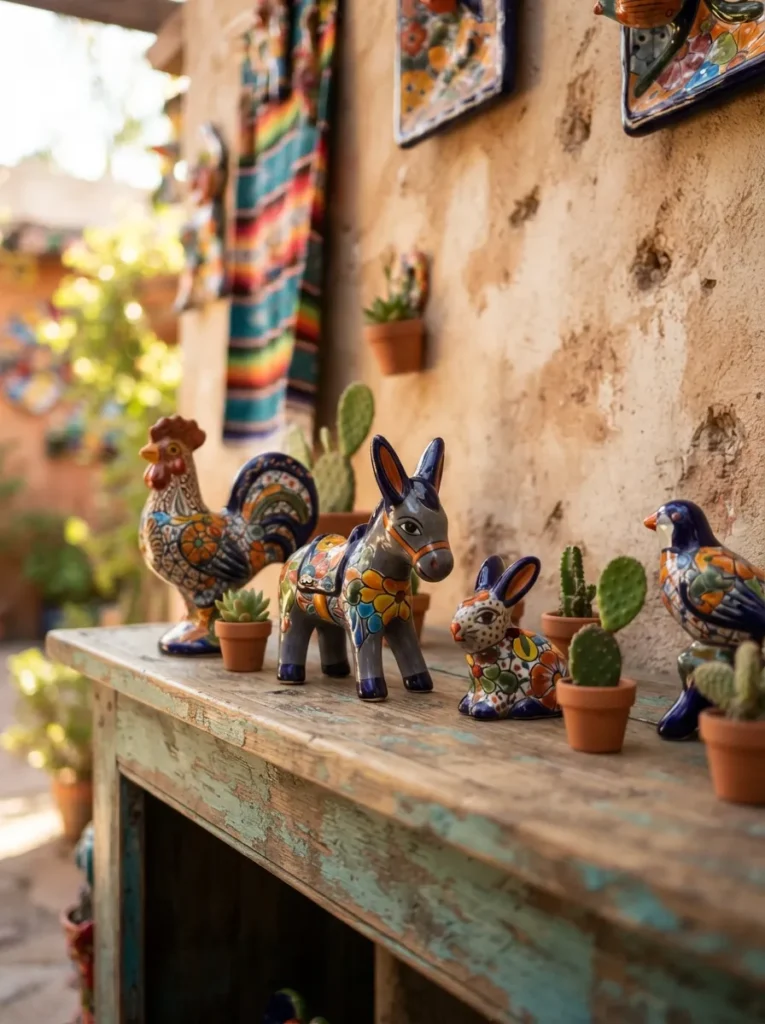Talavera Animal Figurines
