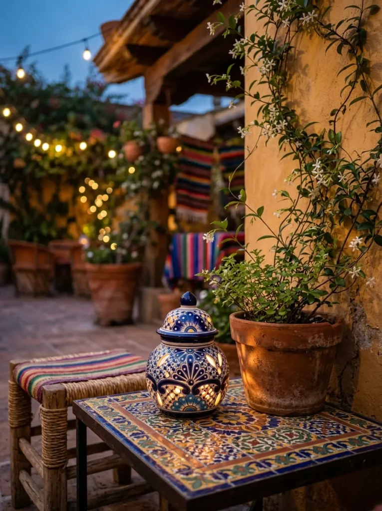 Talavera Ceramic Lantern