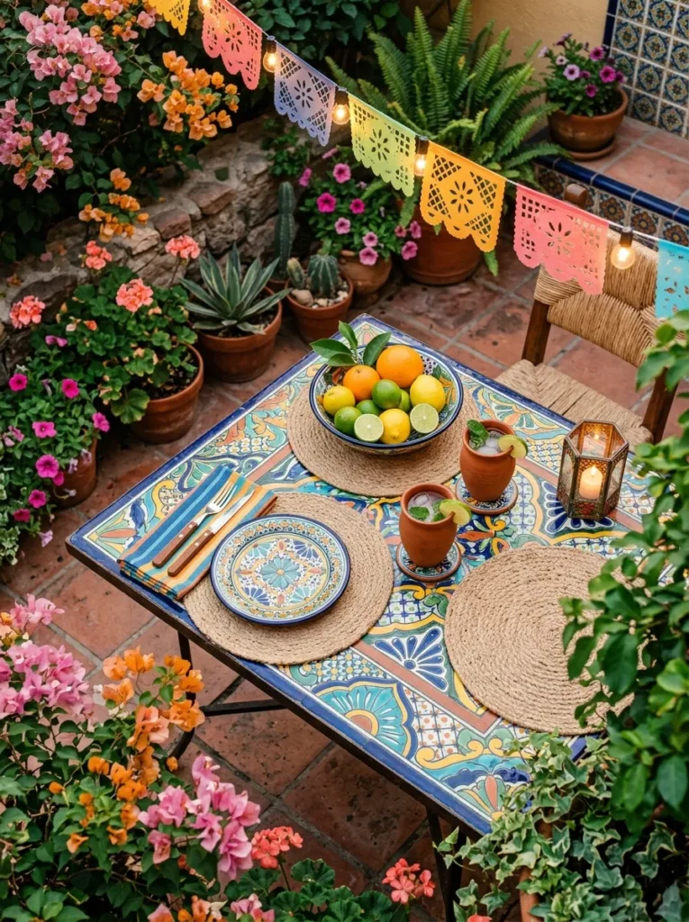 Talavera Garden Table