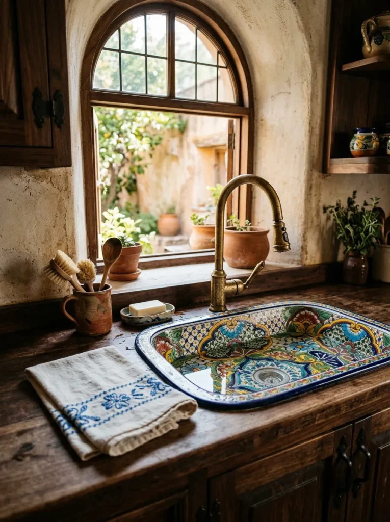Talavera Kitchen Sink