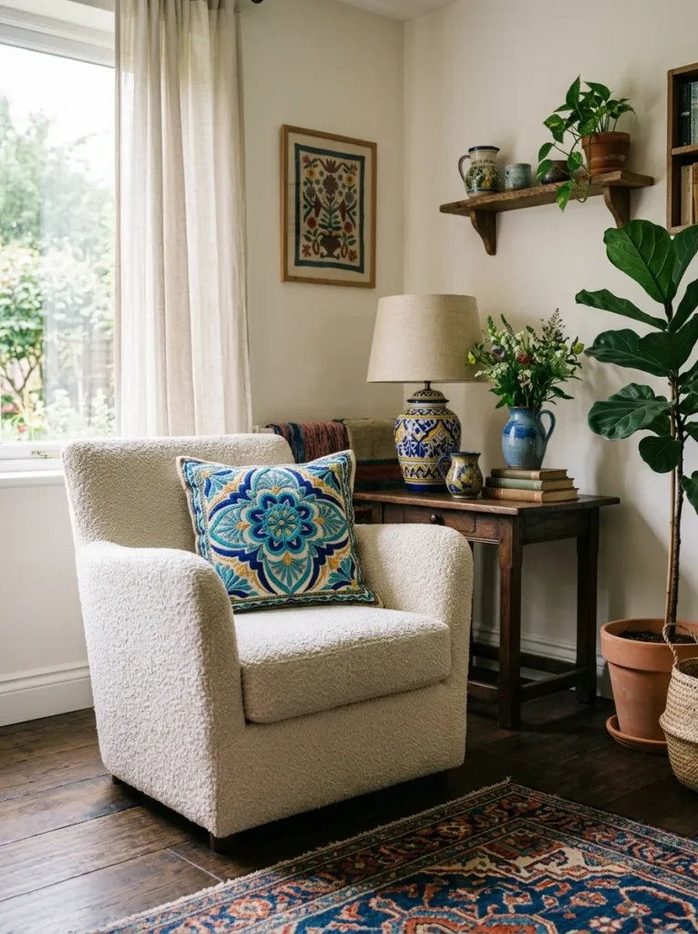 Talavera Style Pillow