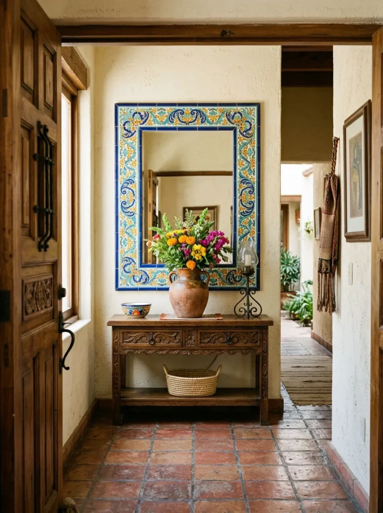 Talavera Tile Mirror