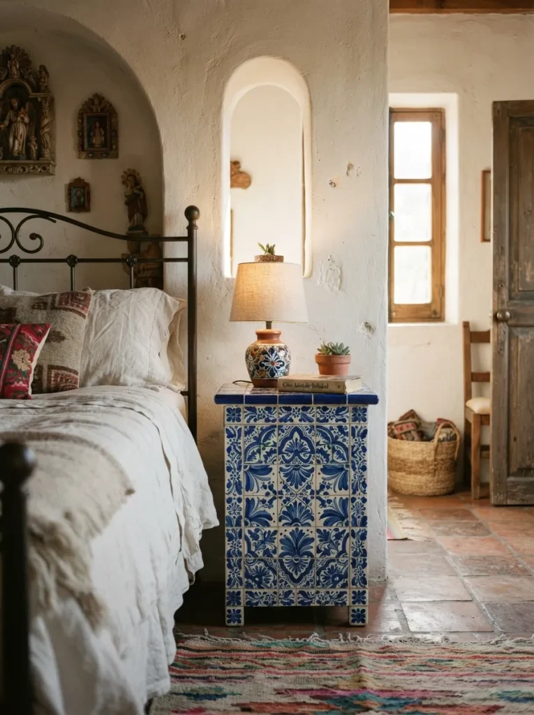 Talavera Tiled Nightstand